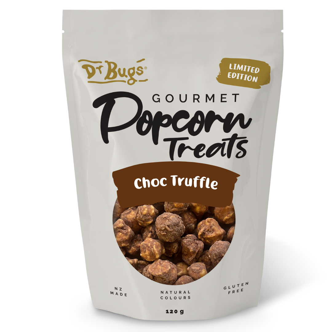 Dr Bugs Choc Truffle Popcorn 120g (Limited Edition)