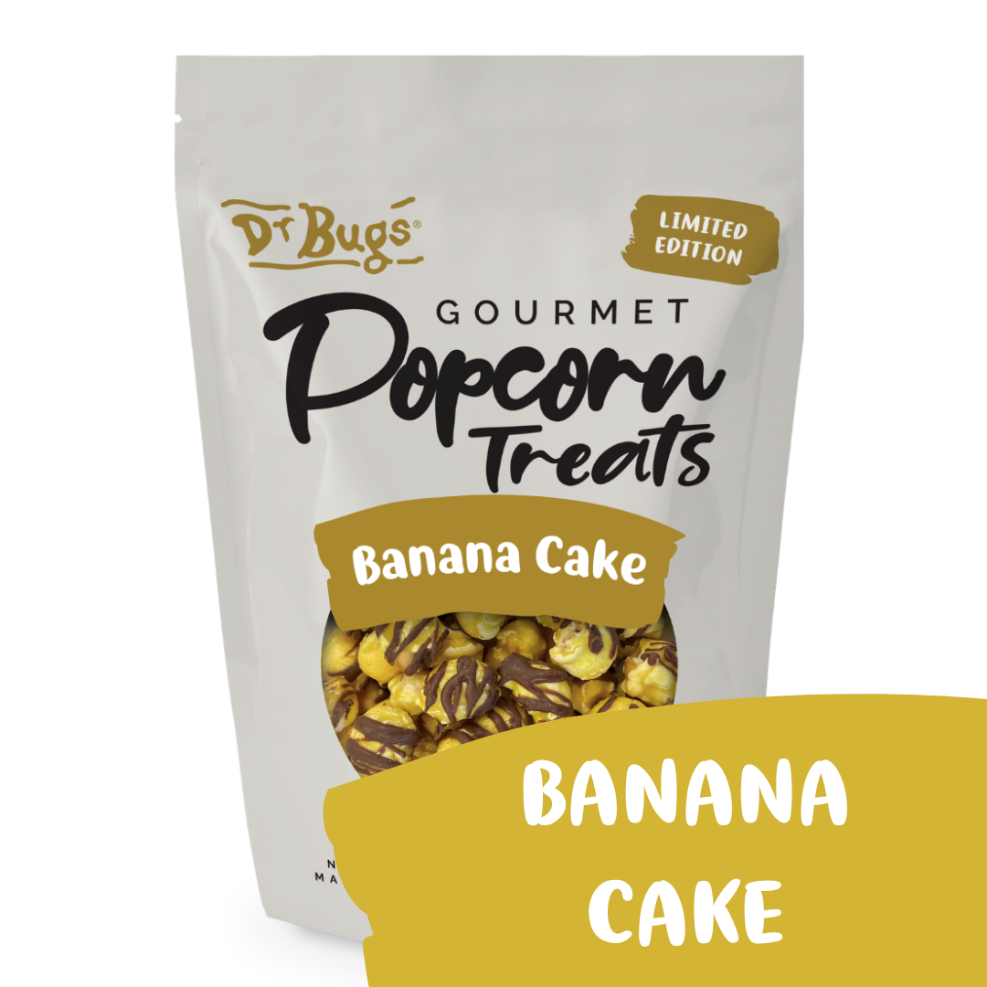 Dr Bugs Banana Cake Popcorn 120g (Limited Edition)