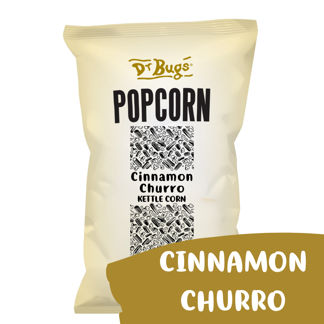 Dr Bugs Cinnamon Churro Popcorn 140g (Limited Edition)