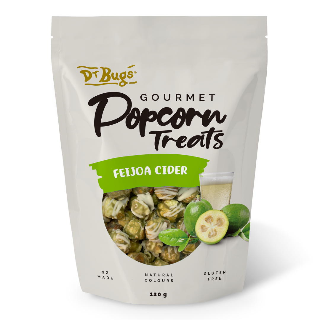 Dr Bugs Feijoa Cider Popcorn 120g