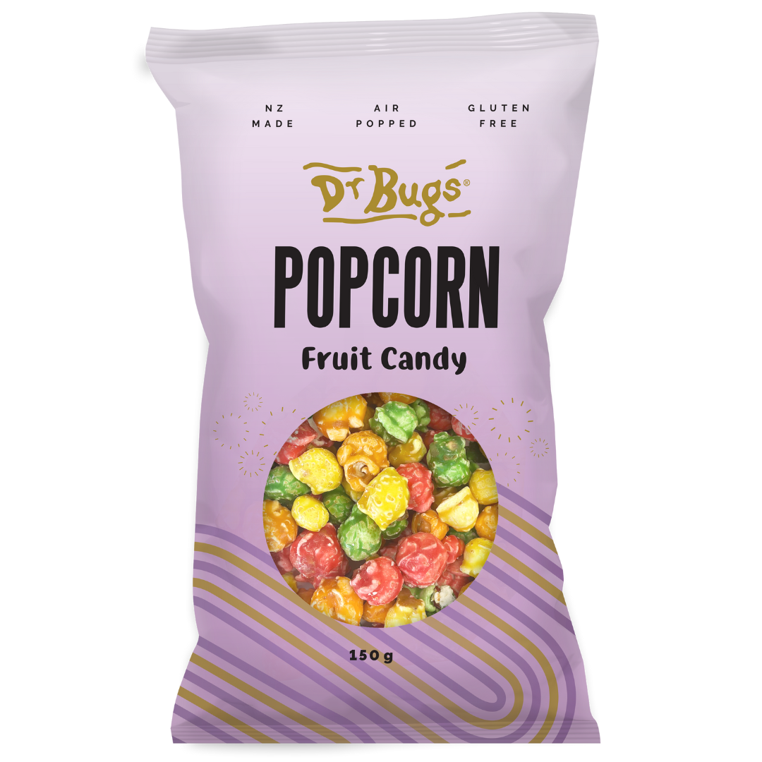 Dr Bugs Fruit Candy Popcorn 150g