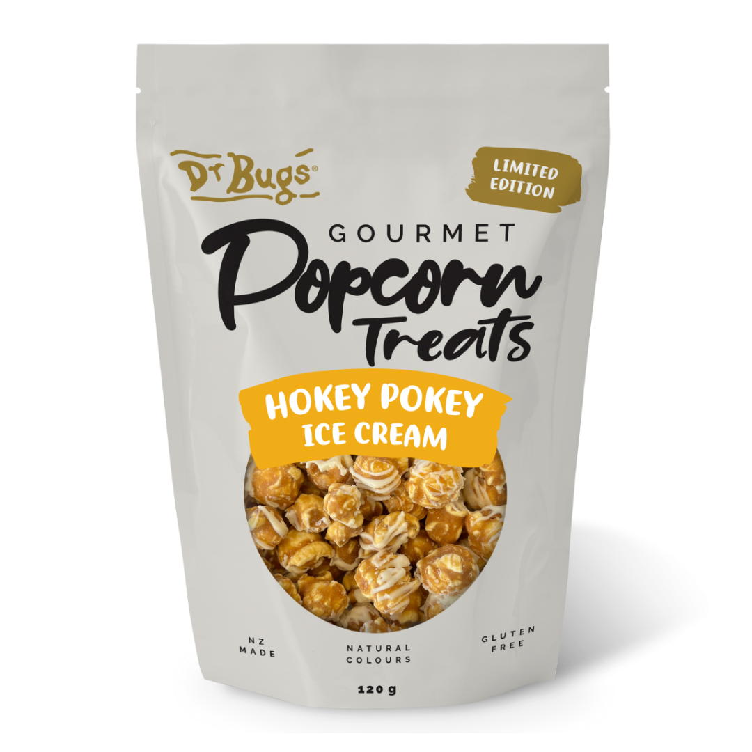 Dr Bugs Hokey Pokey Ice Cream Popcorn 120g