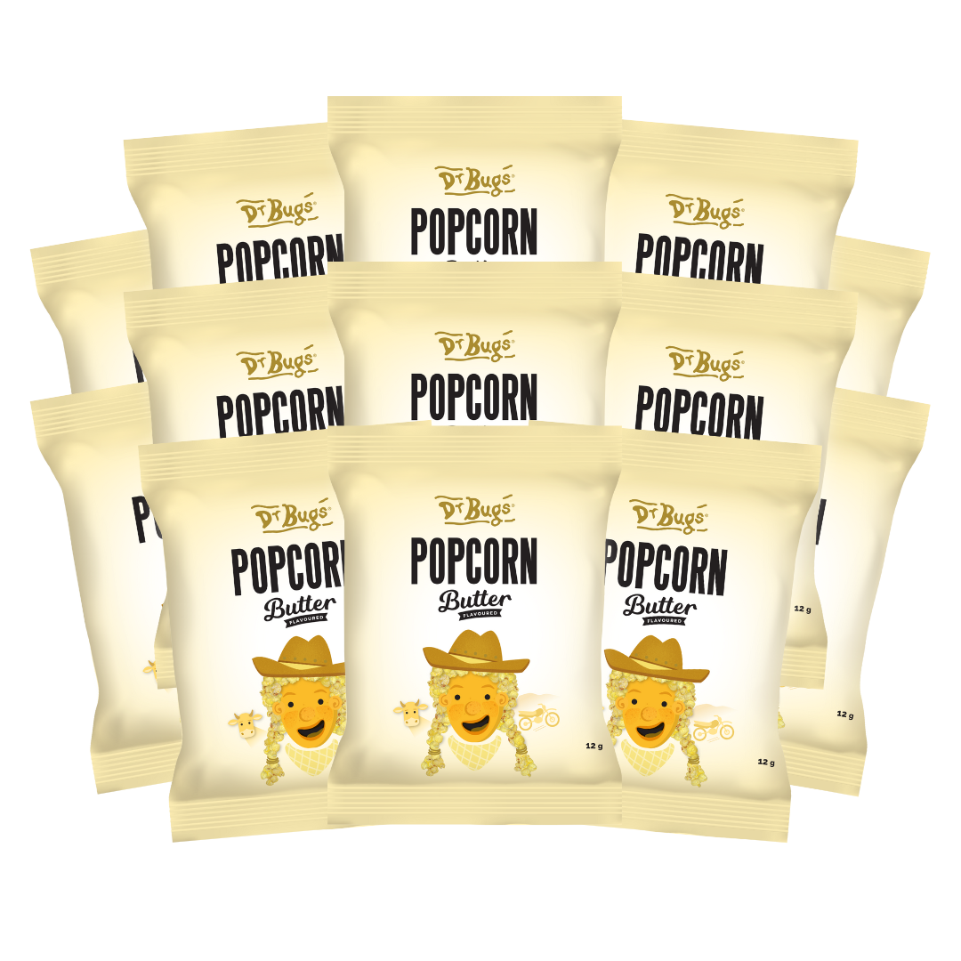 Dr Bugs Multipack Butter Popcorn Carton (48 mini packets)