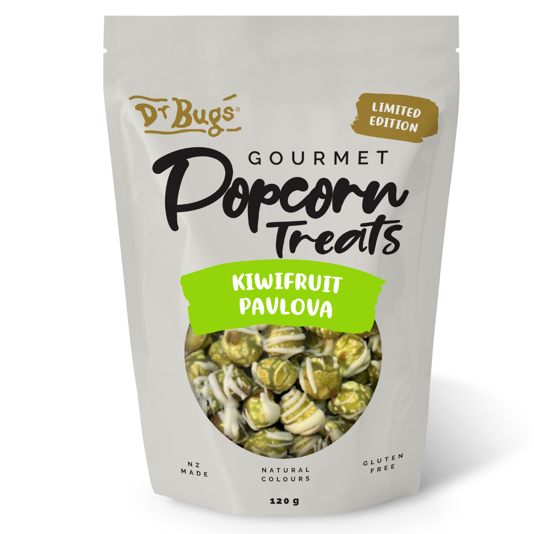 Dr Bugs Kiwifruit Pavlova Popcorn 120g (Limited Edition)