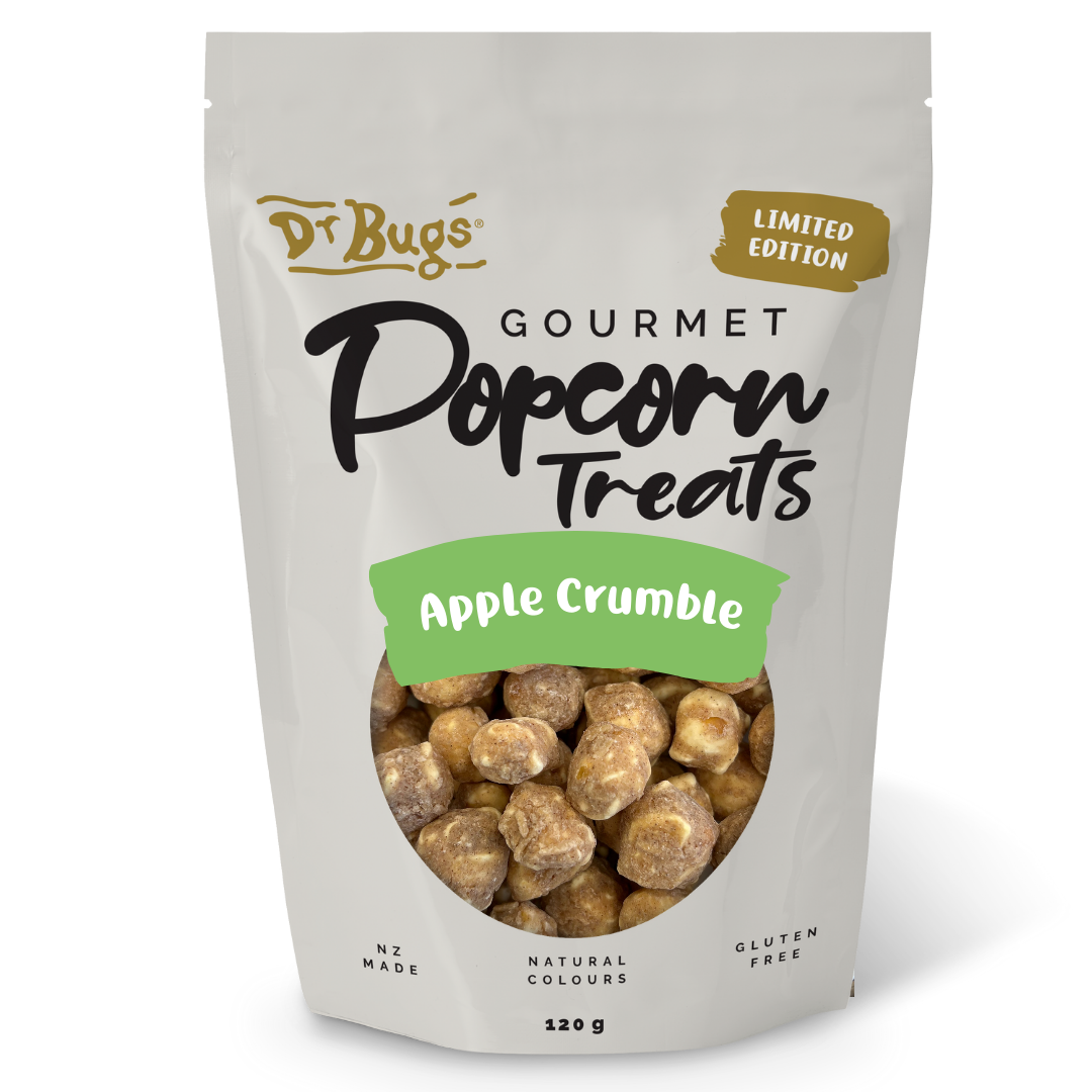 Dr Bugs Apple Crumble Popcorn 120g (Limited Edition)