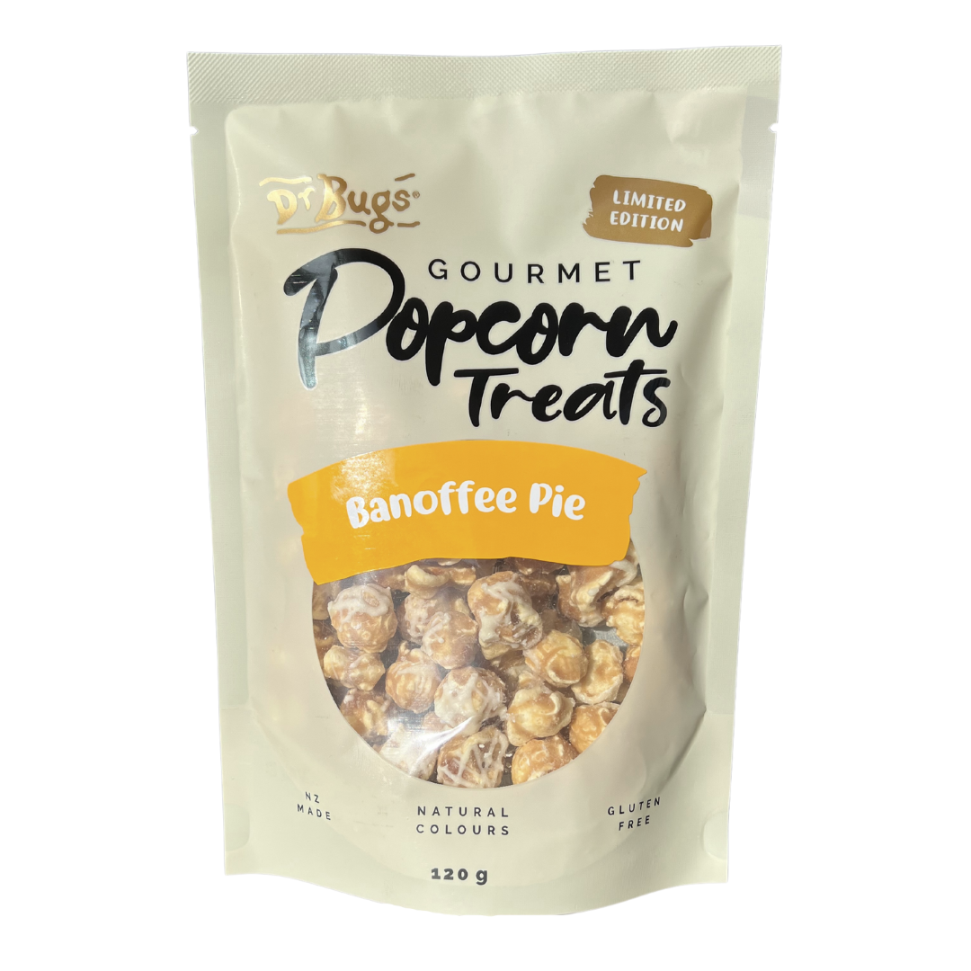 Dr Bugs Banoffee Pie Popcorn 120g (Limited Edition)
