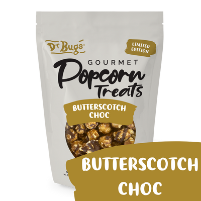 Dr Bugs Butterscotch Choc Popcorn 120g