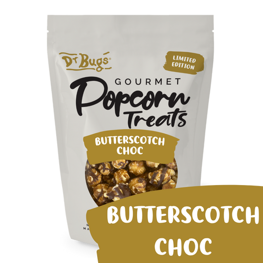 Dr Bugs Butterscotch Choc Popcorn 120g