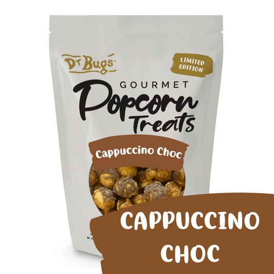 Dr Bugs Cappuccino Choc Popcorn 120g (Limited Edition)