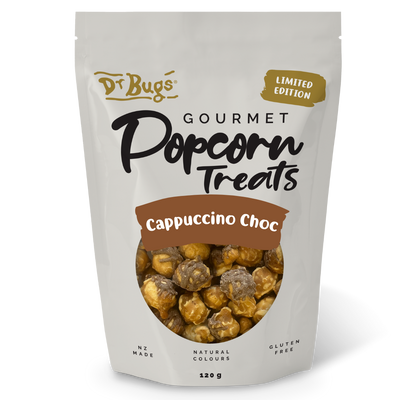 Dr Bugs Cappuccino Choc Popcorn 120g (Limited Edition)