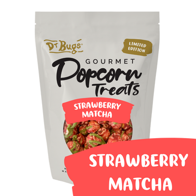 Dr Bugs Strawberry Matcha Popcorn 120g