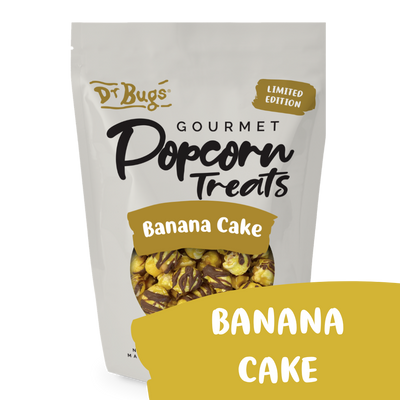 Dr Bugs Banana Cake Popcorn 120g (Limited Edition)