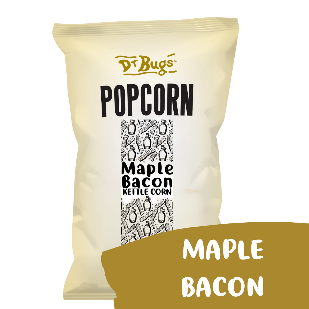 Dr Bugs Maple Bacon Popcorn 120g (Limited Edition)