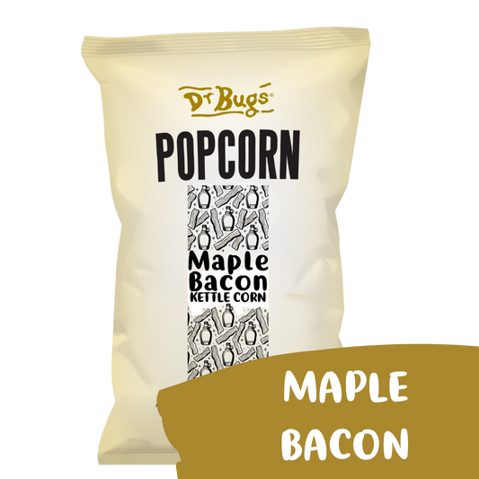 Dr Bugs Maple Bacon Popcorn 120g (Limited Edition)