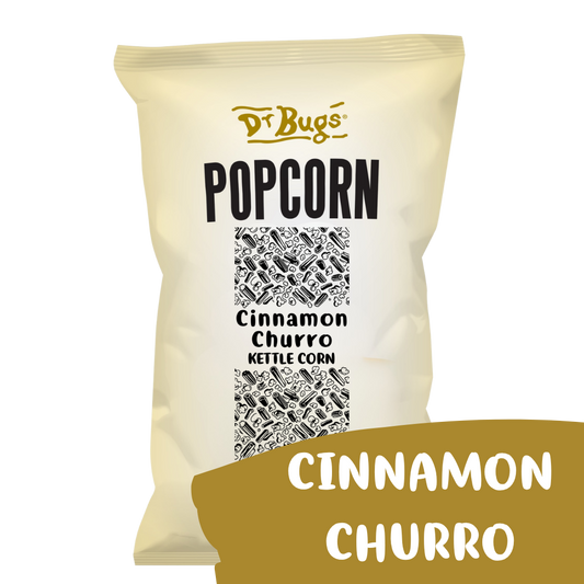 Dr Bugs Cinnamon Churro Popcorn 140g (Limited Edition)