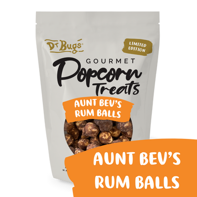 Dr Bugs Aunt Bev's Rum Balls Popcorn 120g