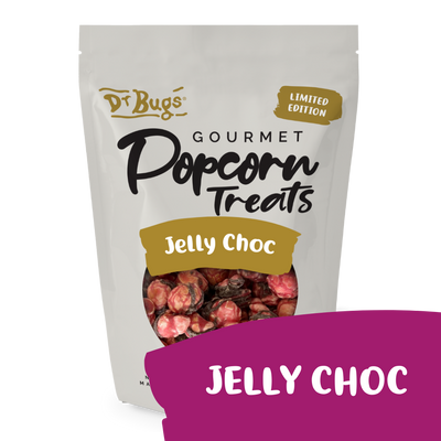 Dr Bugs Jelly Choc Popcorn 120g (Limited Edition)