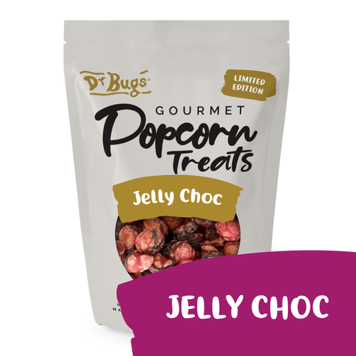 Dr Bugs Jelly Choc Popcorn 120g (Limited Edition)