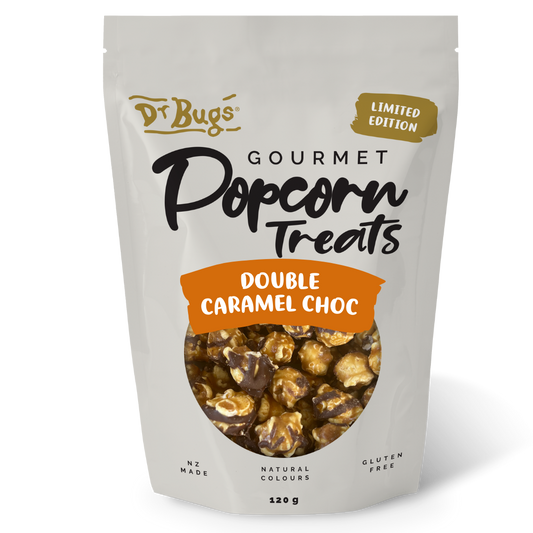 Dr Bugs Double Caramel Choc Popcorn (Limited Edition)