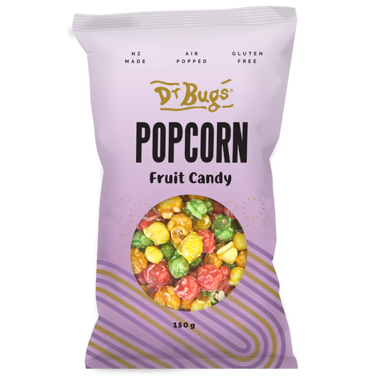 Dr Bugs Fruit Candy Popcorn 150g