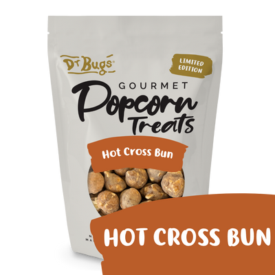 Dr Bugs Hot Cross Bun Popcorn 120g (Limited Edition)