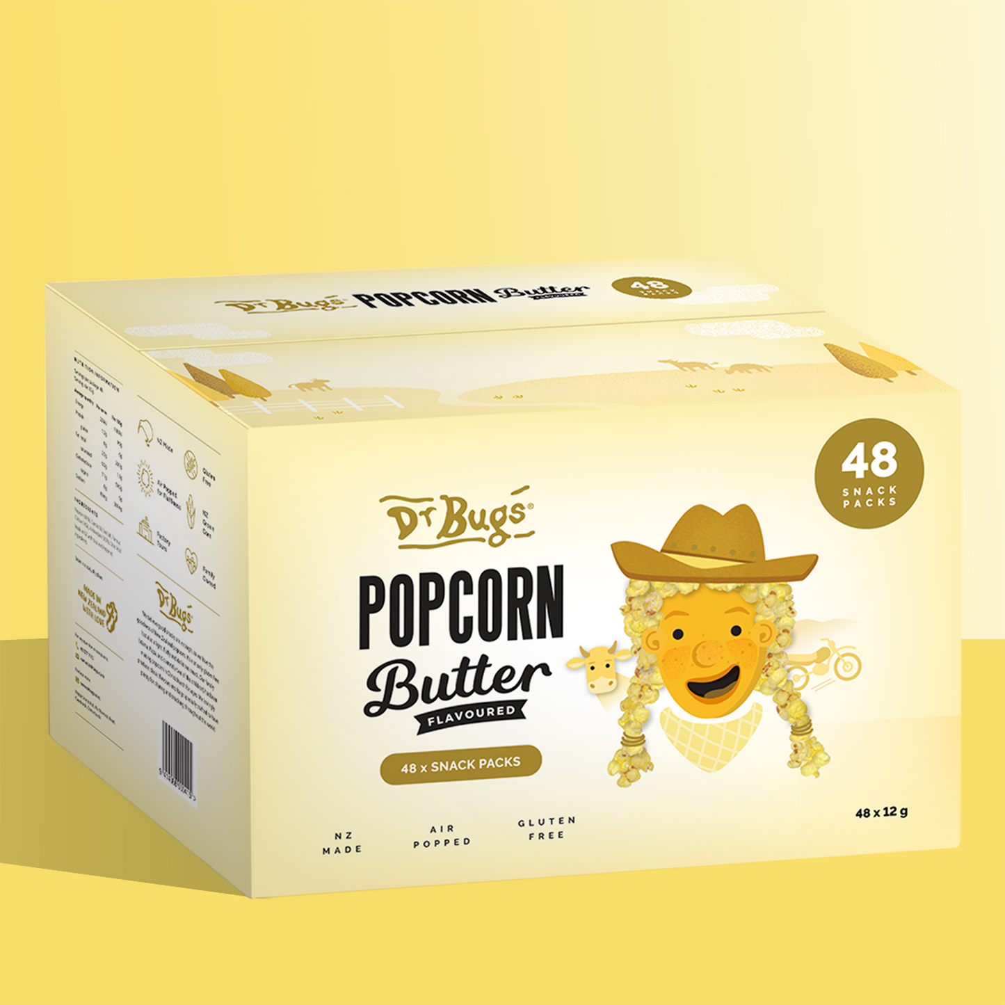 Dr Bugs Multipack Popcorn Carton (48 mini packets)