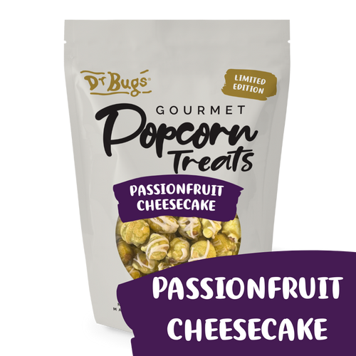 Dr Bugs Passionfruit Cheesecake Popcorn 120g (Limited Edition)