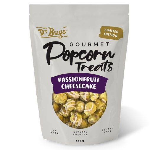 Dr Bugs Passionfruit Cheesecake Popcorn (Limited Edition)