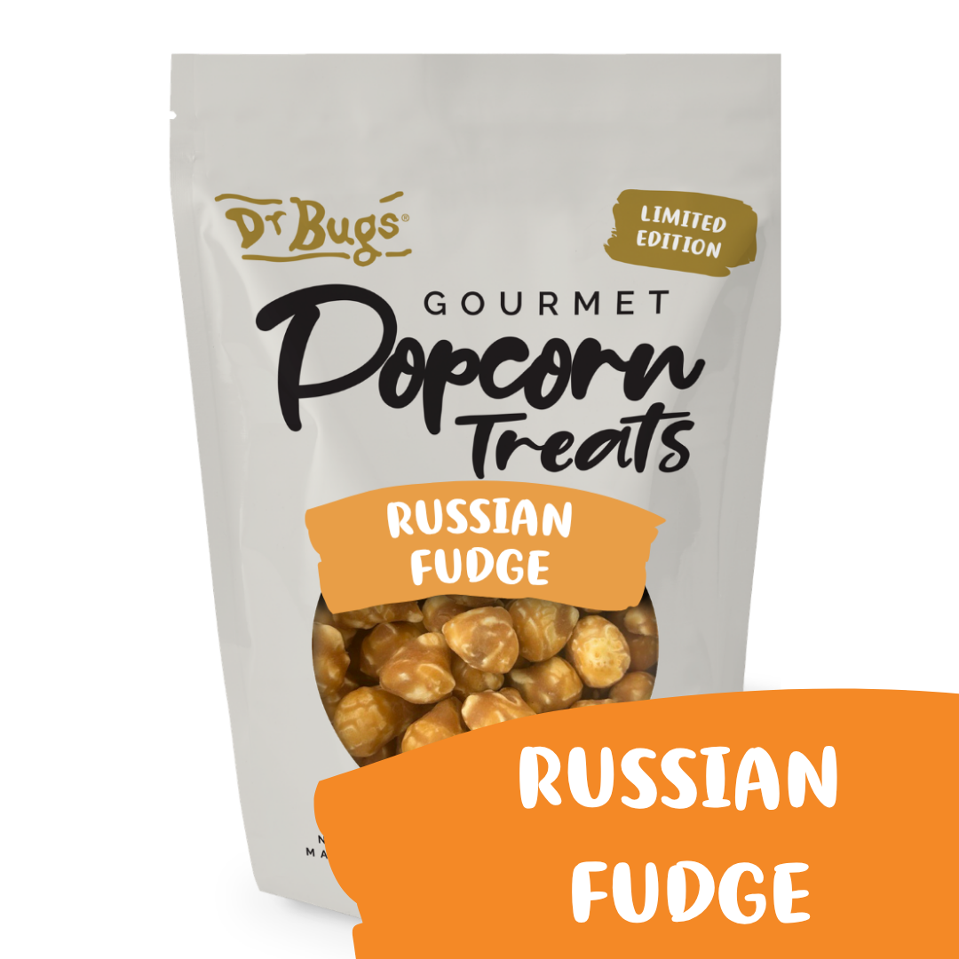 Dr Bugs Russian Fudge Popcorn 120g