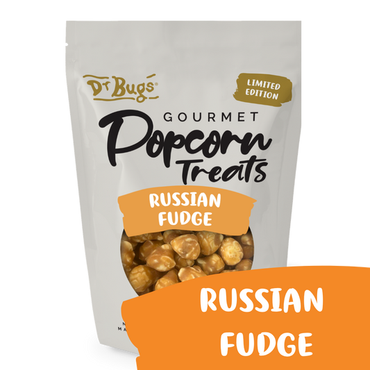 Dr Bugs Russian Fudge Popcorn 120g