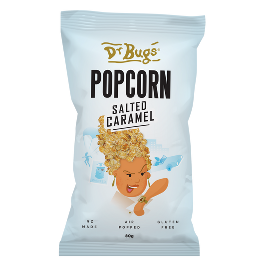 Dr Bugs Salted Caramel Popcorn (80g)