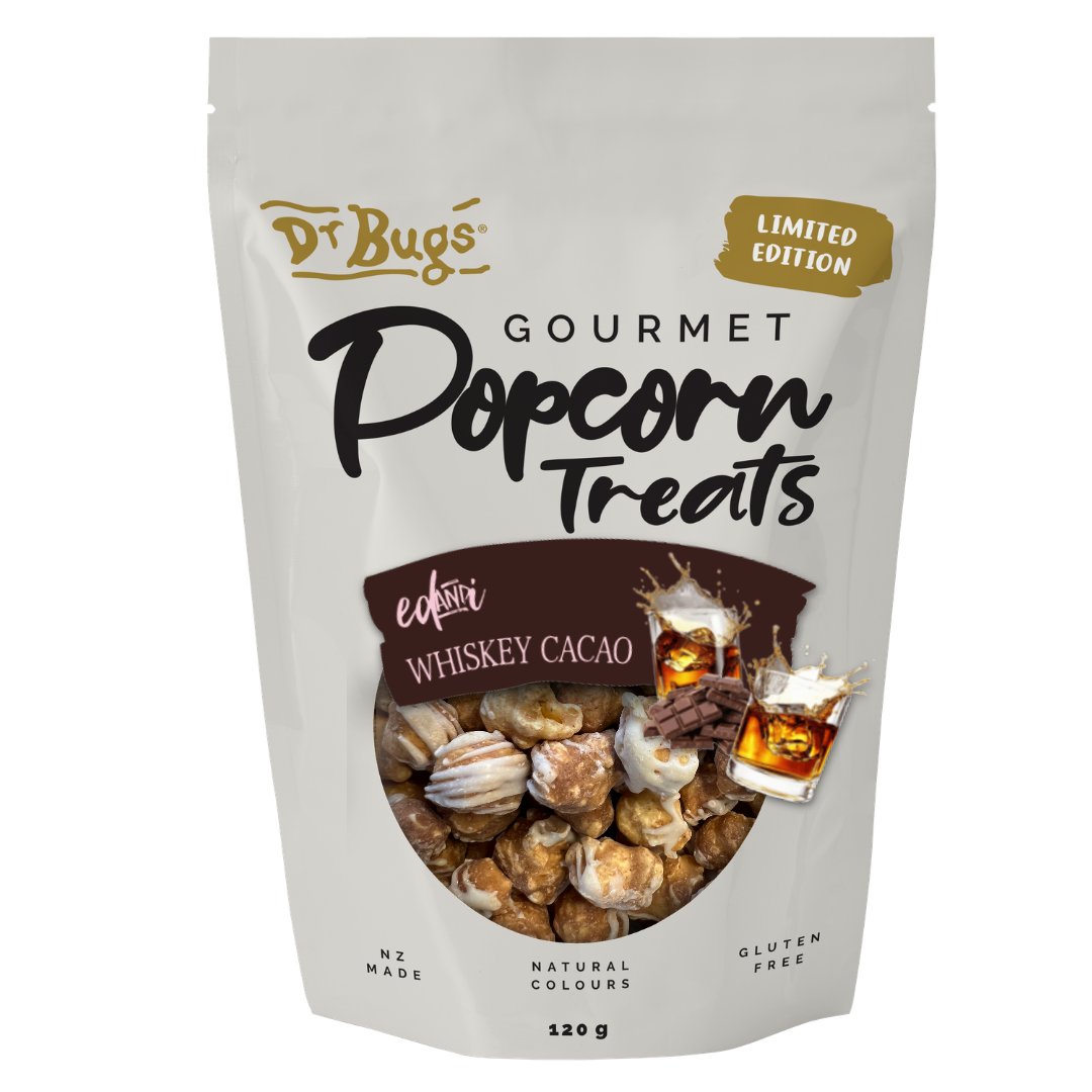 Dr Bugs x ed&i Whiskey Cacao Popcorn 120g