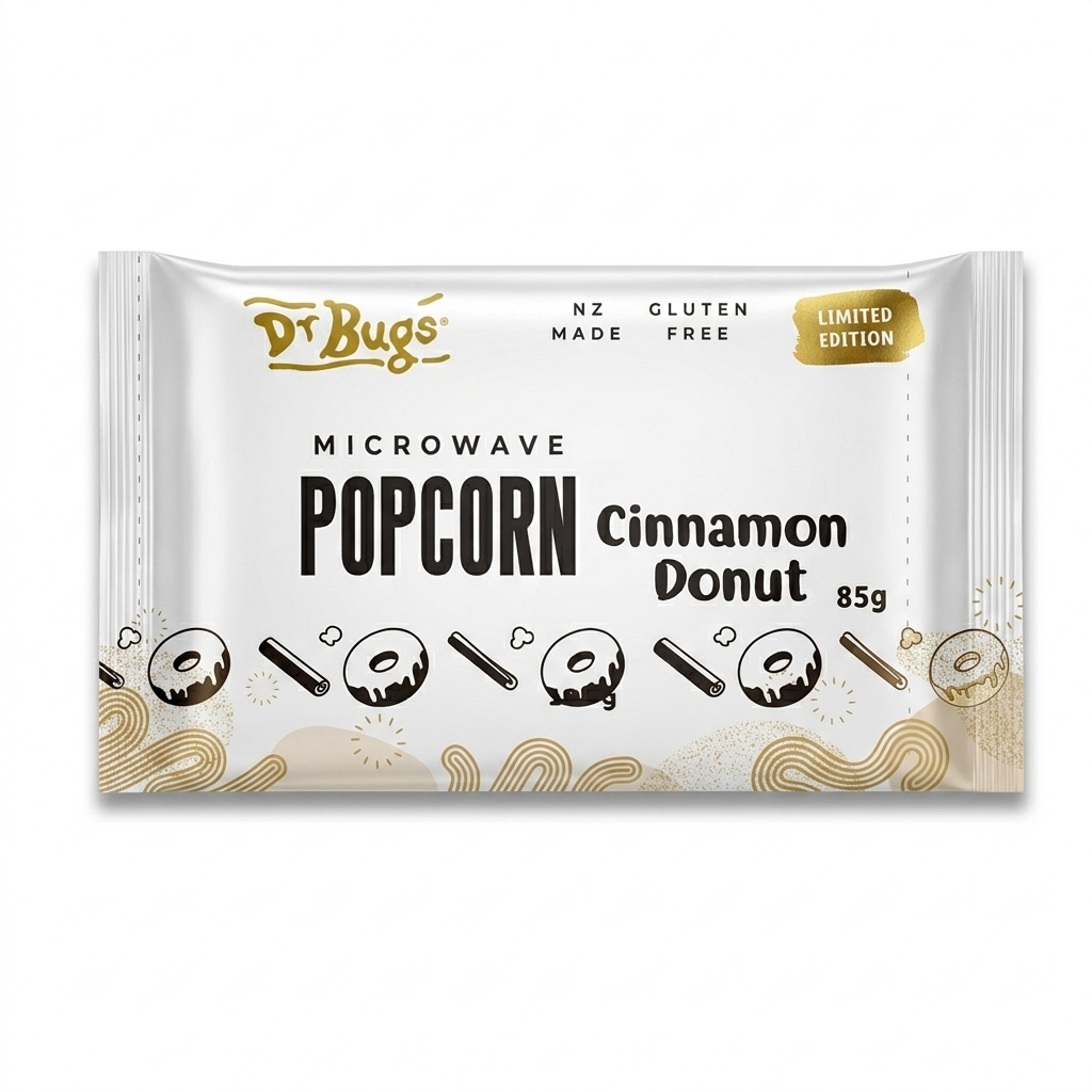Dr Bugs Cinnamon Donut Microwave Popcorn 85g