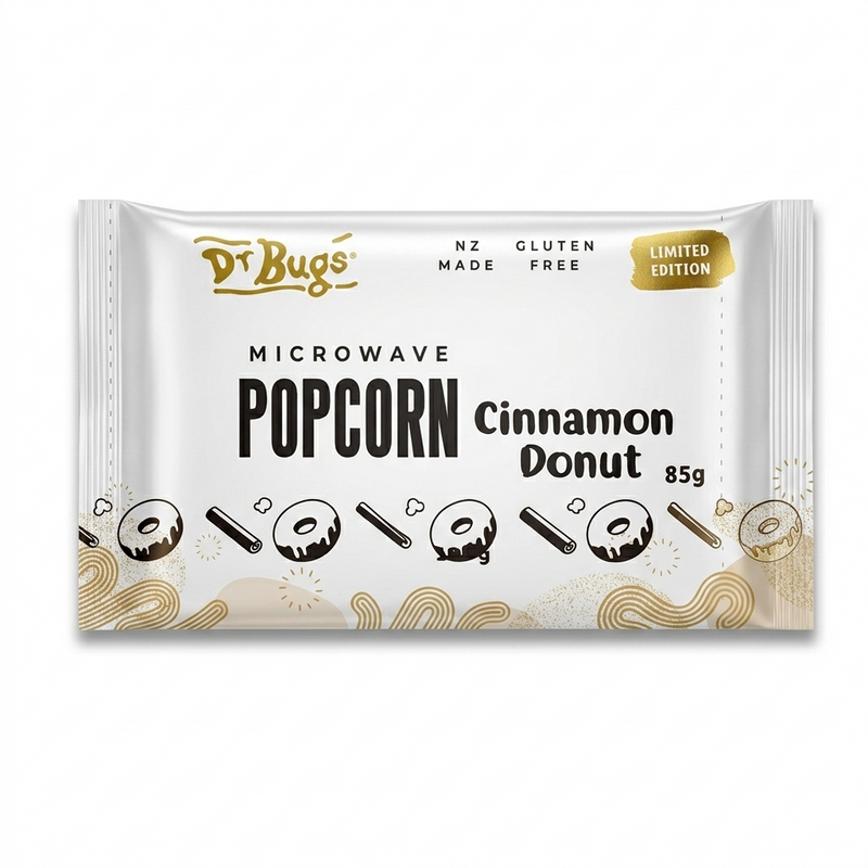 Dr Bugs Cinnamon Donut Microwave Popcorn 85g