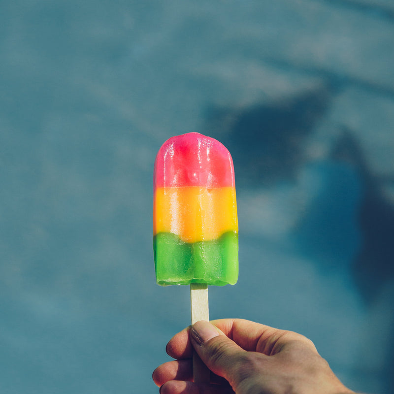 Traffic light ice block