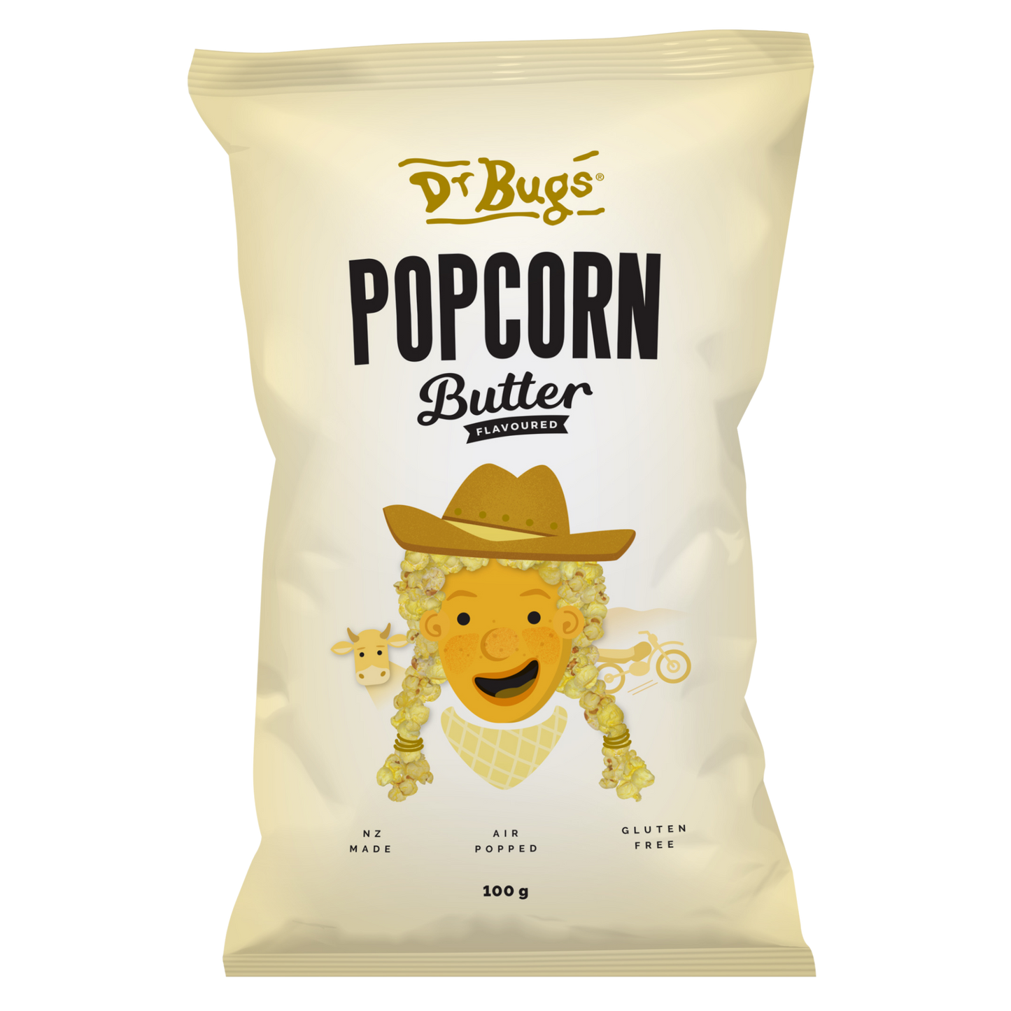 Dr Bugs Butter Flavoured Popcorn 100g