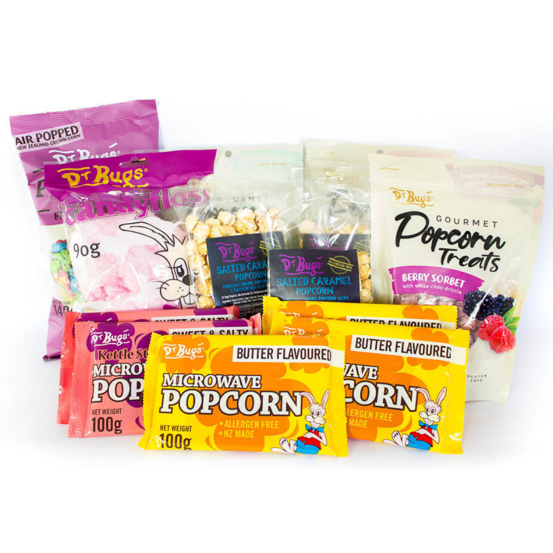 Dr Bugs Popcorn Deluxe Bumper Box (13 packs)