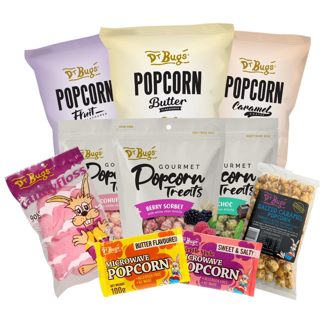 One of Everything Bumper Box Dr Bugs Popcorn